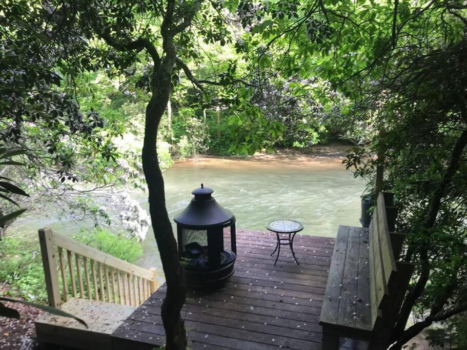 Cabin Fever On Cartecay River Ellijay Ngoại thất bức ảnh