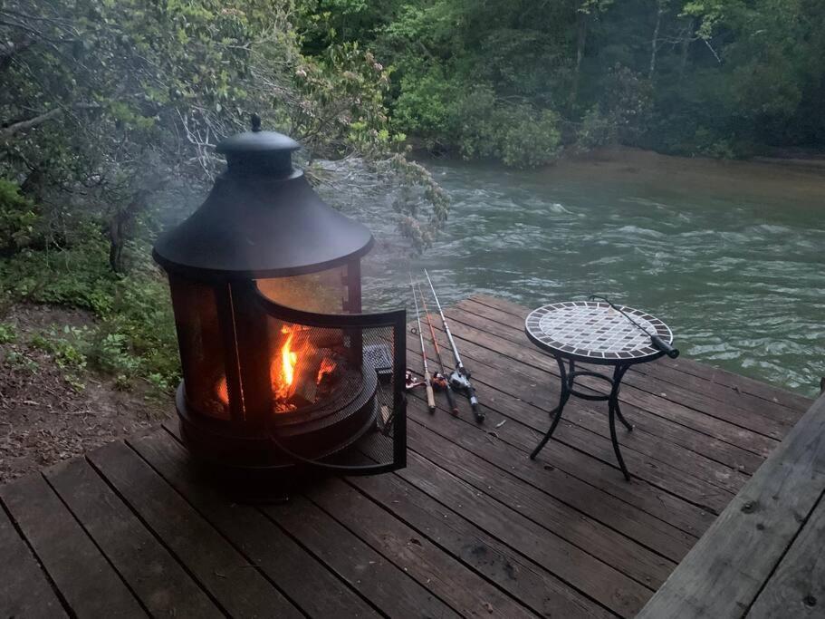 Cabin Fever On Cartecay River Ellijay Ngoại thất bức ảnh